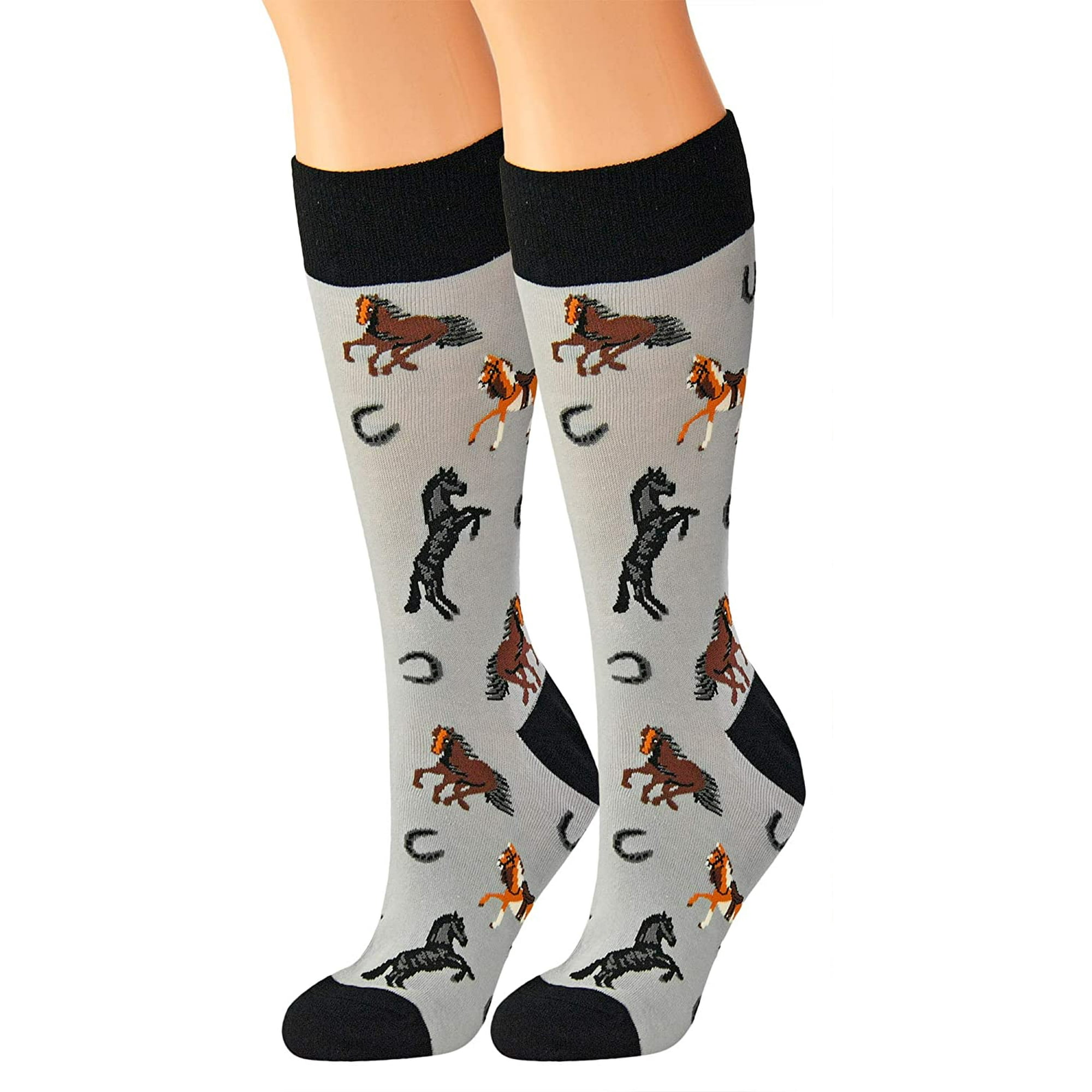 HUGS IDEA Wild Horses Sock for Women Men HUGS IDEA Wild Horses Sock for Women Men